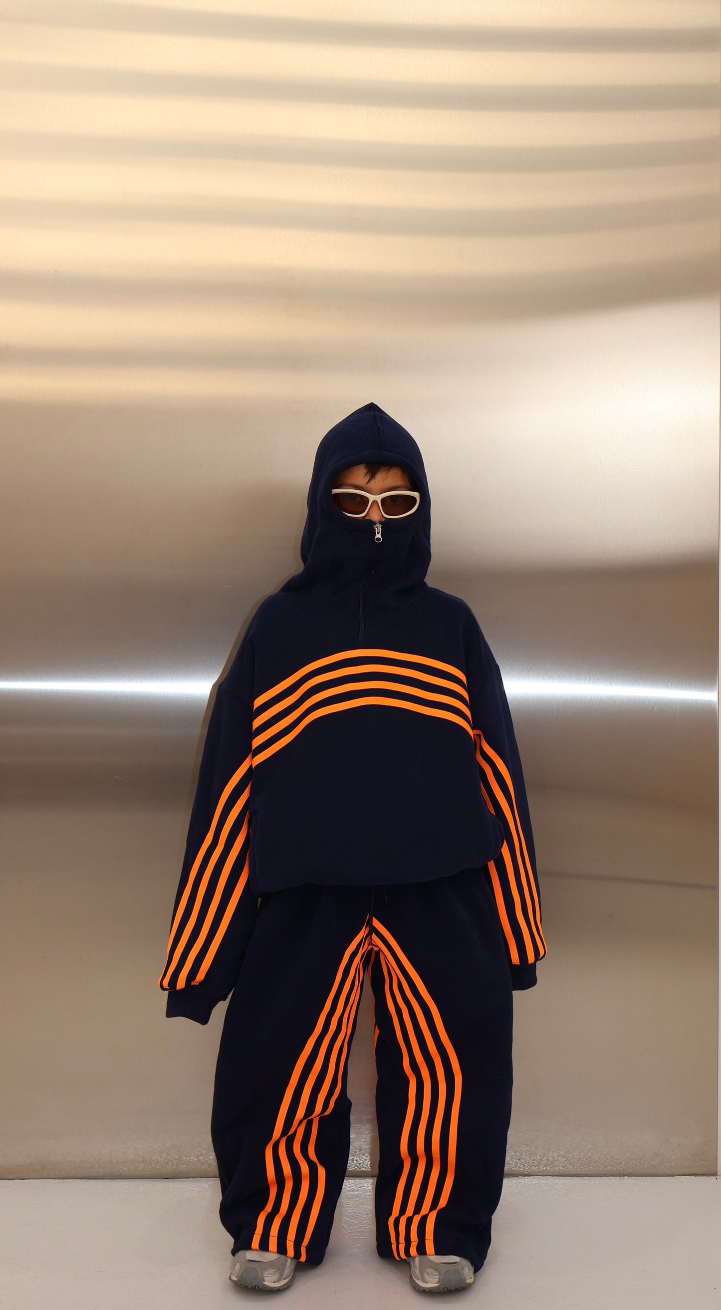 Navy track hood