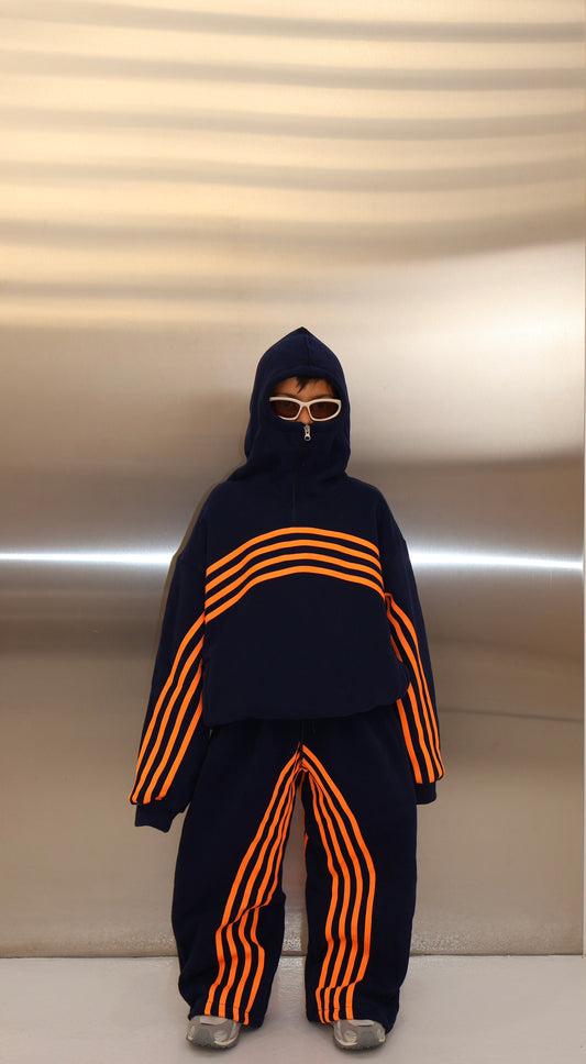 Navy track pant